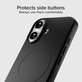 SBS - Instinct Mag Case Compatible with MagSafe for iPhone 17, black