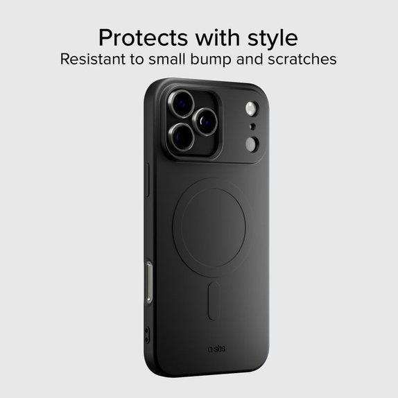 SBS - Instinct Mag Case Compatible with MagSafe for iPhone 17 Pro, black