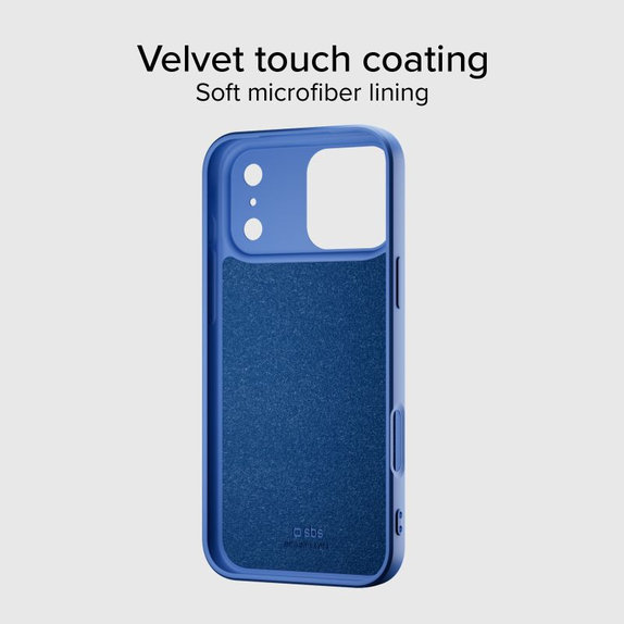 SBS - Instinct Mag Case Compatible with MagSafe for iPhone 17 Pro, blue