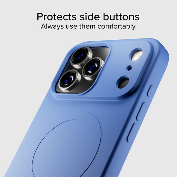 SBS - Instinct Mag Case Compatible with MagSafe for iPhone 17 Pro, blue