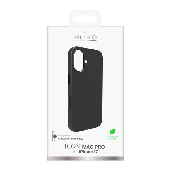 PURO - ICON MAG PRO Case with MagSafe for iPhone 17, black