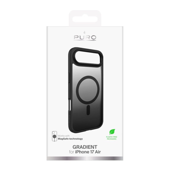 PURO - Gradient Case with MagSafe for iPhone Air, black