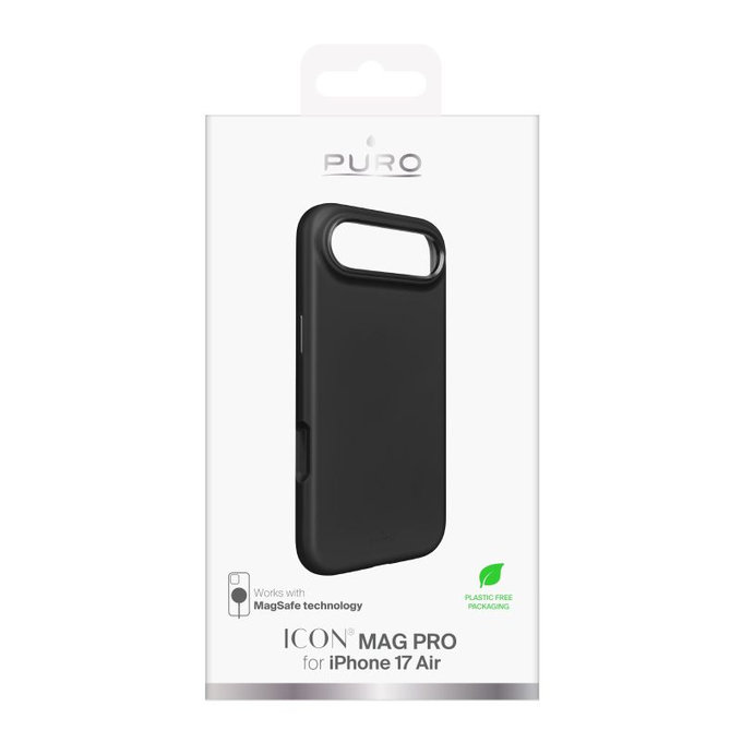PURO - ICON MAG PRO Case with MagSafe for iPhone Air, black