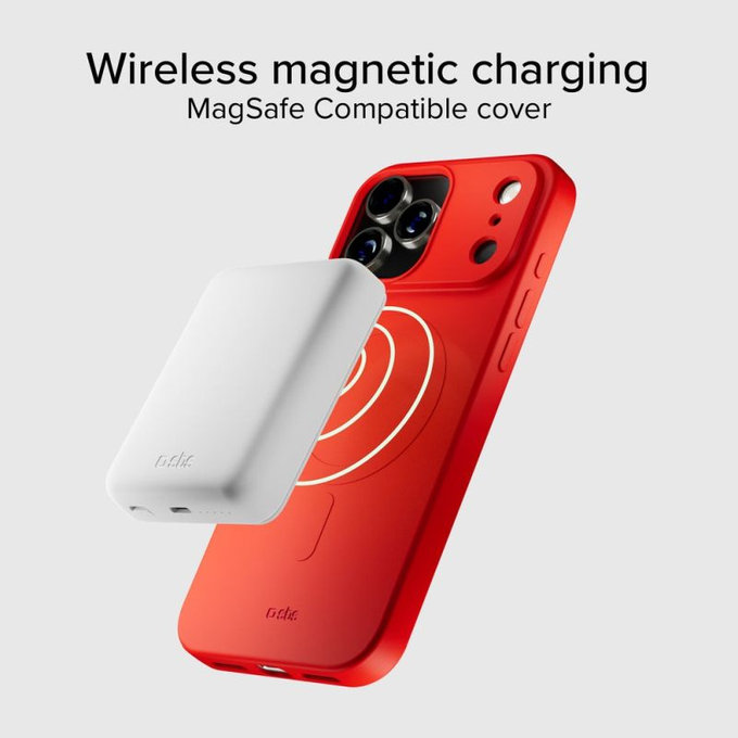 SBS - Instinct Mag Case Compatible with MagSafe for iPhone 17 Pro, red