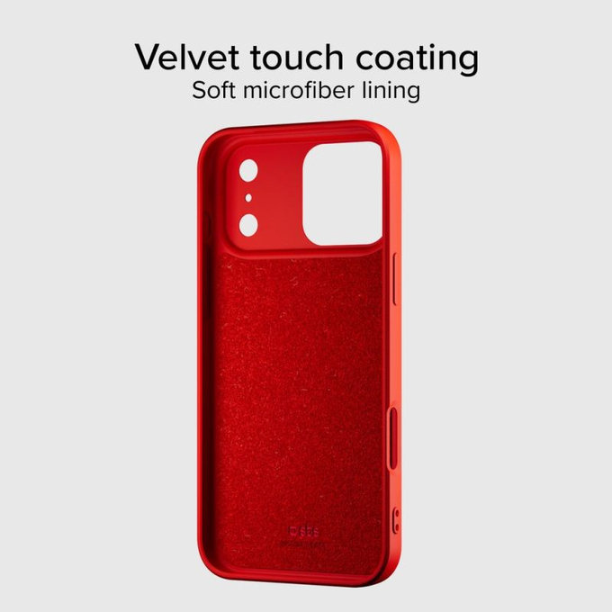 SBS - Instinct Mag Case Compatible with MagSafe for iPhone 17 Pro, red