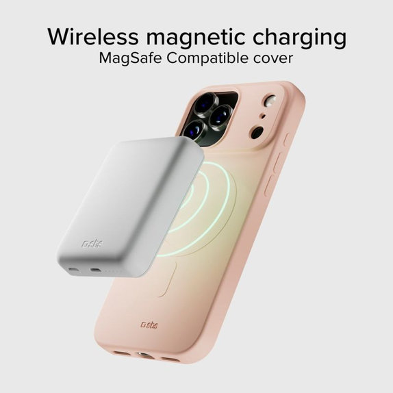 SBS - Instinct Mag Case Compatible with MagSafe for iPhone 17 Pro Max, pink