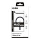 SBS - Mag Frame Case Compatible with MagSafe for iPhone Air, black