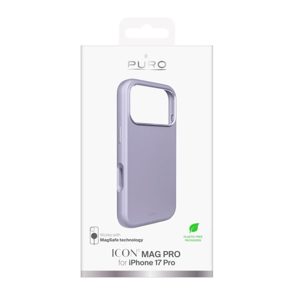 PURO - ICON MAG PRO Case with MagSafe for iPhone 17 Pro, pink
