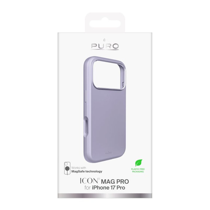 PURO - ICON MAG PRO Case with MagSafe for iPhone 17 Pro, pink