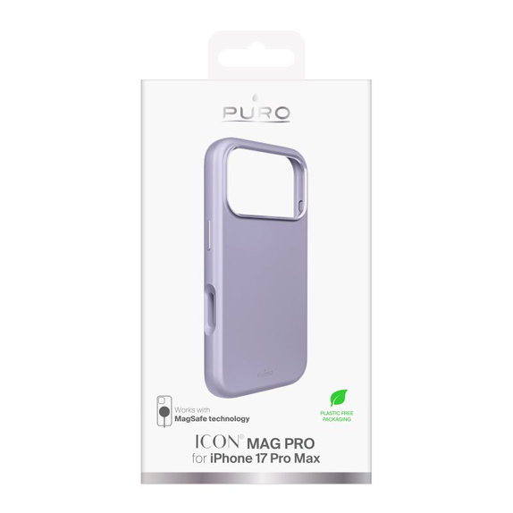 PURO - ICON MAG PRO Case with MagSafe for iPhone 17 Pro Max, pink