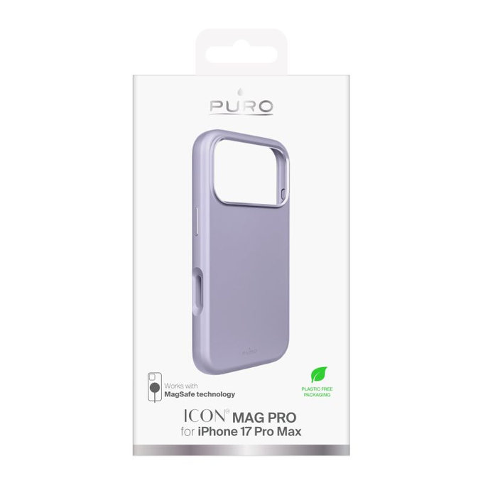 PURO - ICON MAG PRO Case with MagSafe for iPhone 17 Pro Max, pink