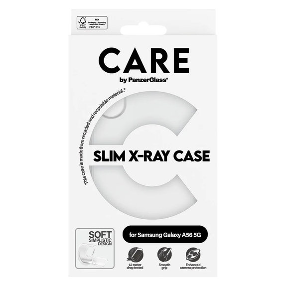 Case X-Ray for Samsung Galaxy A56 5G, Transparent, PanzerGlass