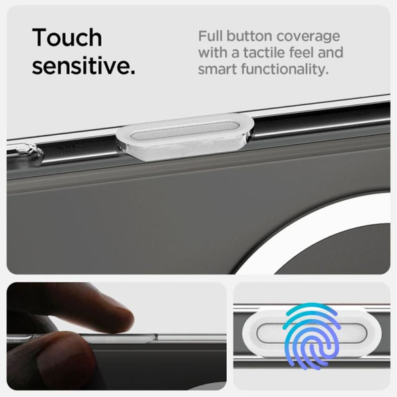 Spigen - Case Ultra Hybrid "T" with MagSafe for iPhone 16 Pro, white