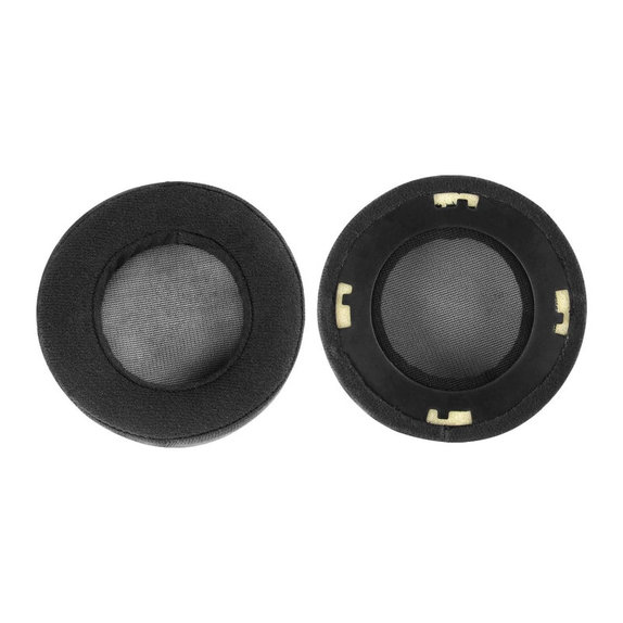 Replacement Ear Pads for AKG K701, K702, Q701, Q702, K601, K612, K712, Foam + Velour, Black, 1 pair
