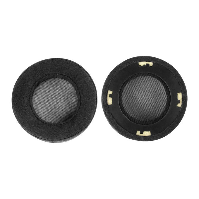 Replacement Ear Pads for AKG K701, K702, Q701, Q702, K601, K612, K712, Foam + Velour, Black, 1 pair