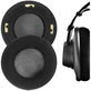 Replacement Ear Pads for AKG K701, K702, Q701, Q702, K601, K612, K712, Foam + Velour, Black, 1 pair