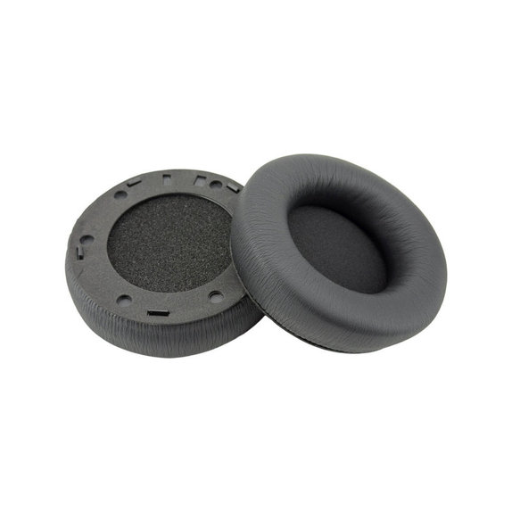 Replacement Ear Pads for AKG Y600NC, Memory foam + PU leather, Black, 1 pair