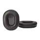 Replacement Ear Pads for Audio-Technica ATH-MSR7, ATH-M50x, Memory foam + Leather, Black, 1 pair