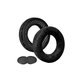 Replacement Ear Pads for Beyerdynamic DT440, DT660, DT990 Pro, Textile, Black, 1 pair