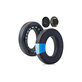 Replacement Ear Pads for Bose NC700, Memory foam + Textile + PU leather, Black, Cooling Gel, 1 pair