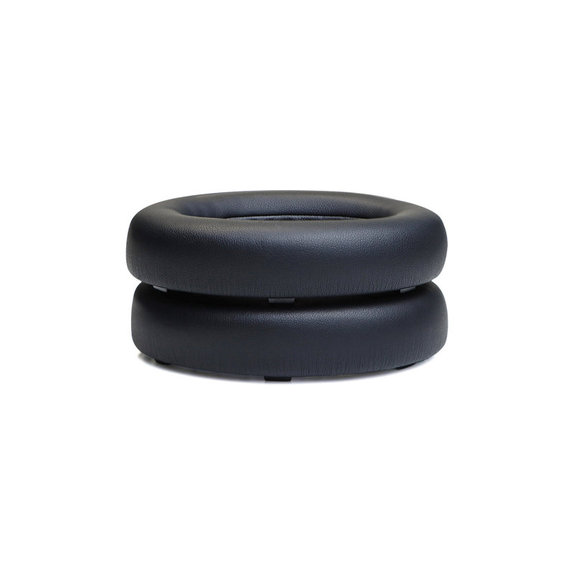 Replacement Ear Pads for Bose QC Ultra, Memory foam + Leather, Black, 1 pair