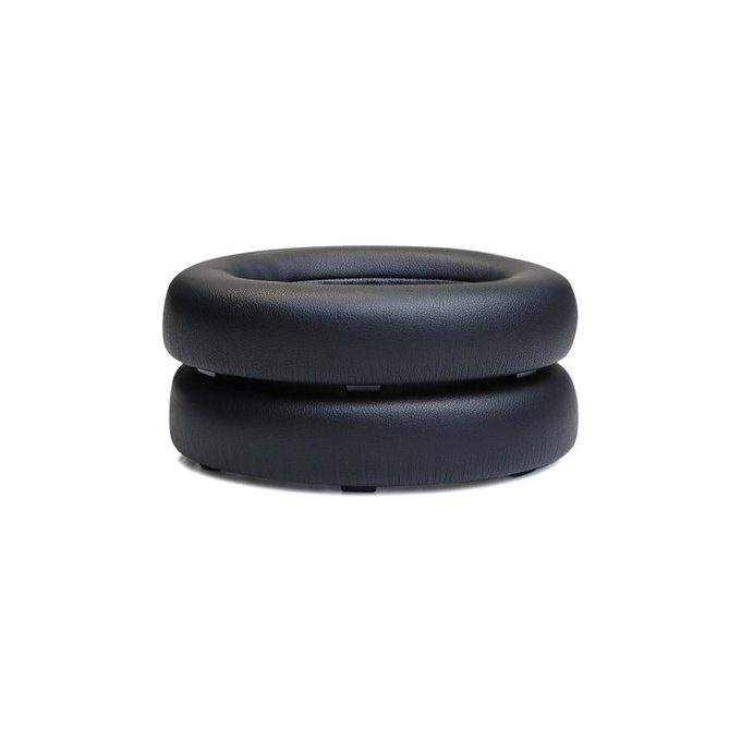 Replacement Ear Pads for Bose QC Ultra, Memory foam + Leather, Black, 1 pair