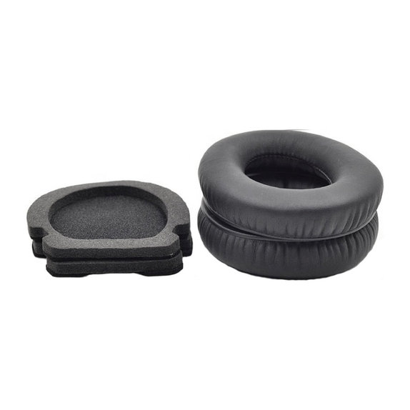 Replacement Ear Pads for Bose Aviation A10, A20, Memory foam + PU leather, Black, 1 pair