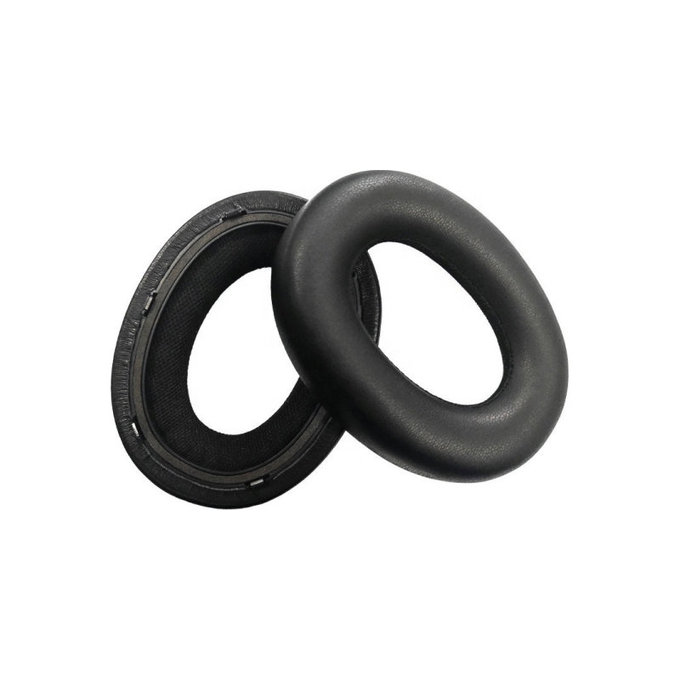 Replacement Ear Pads for Bowers & Wilkins PX7, Memory foam + PU leather, Black, 1 pair
