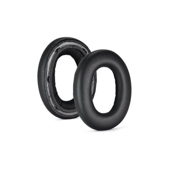 Replacement Ear Pads for Bowers & Wilkins PX7, Memory foam + PU leather, Black, 1 pair