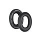 Replacement Ear Pads for Bowers & Wilkins PX7, Memory foam + PU leather, Black, 1 pair