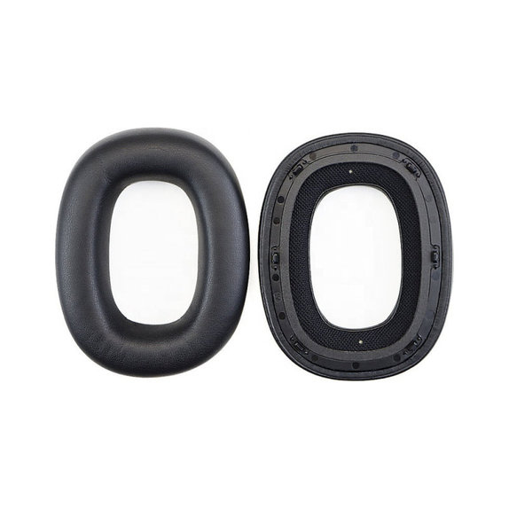Replacement Ear Pads for Bowers & Wilkins PX8, PX7S2, Memory foam + PU leather, Black, 1 pair