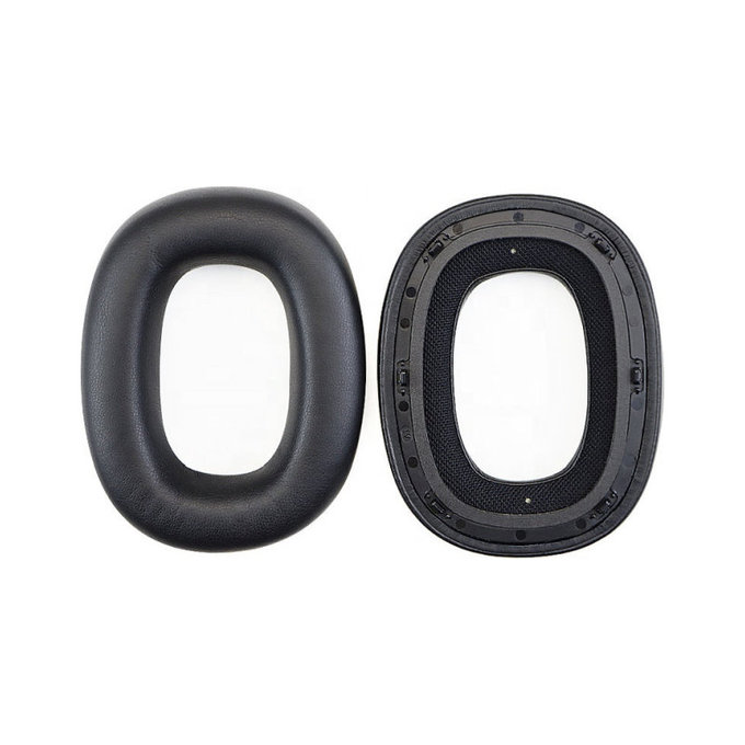 Replacement Ear Pads for Bowers & Wilkins PX8, PX7S2, Memory foam + PU leather, Black, 1 pair