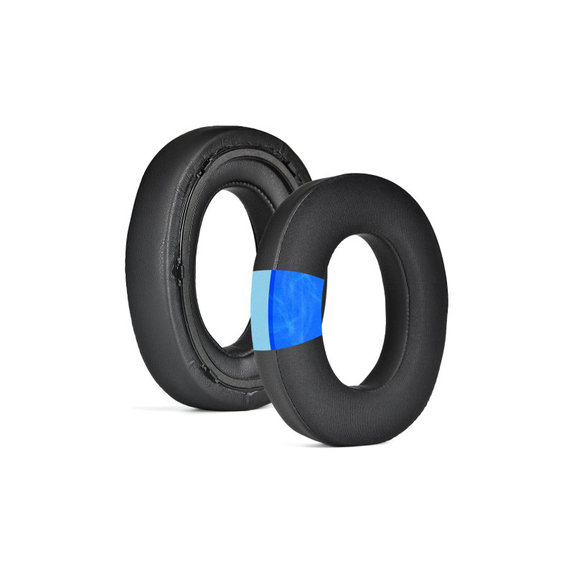 Replacement Ear Pads for Bowers & Wilkins PX7 S2, PX8, Memory foam + PU leather + Textile, Black, Cooling Gel, 1 pair