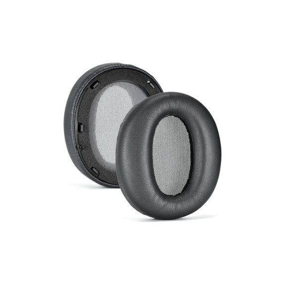 Replacement Ear Pads for Edifier W820NB, Memory foam + PU leather, Black, 1 pair