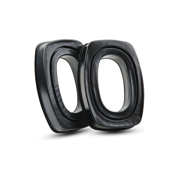 Replacement Ear Pads for Howard Leight Impact, Memory foam + Leather, Black, Cooling Gel, 1 pair