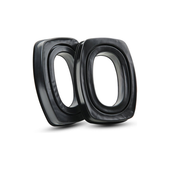 Replacement Ear Pads for Howard Leight Impact, Memory foam + Leather, Black, Cooling Gel, 1 pair