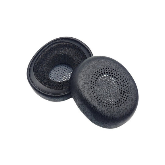 Replacement Ear Pads for Jabra Evolve2 30, Memory foam + PU leather, Black, 1 pair