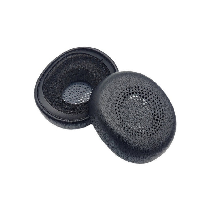 Replacement Ear Pads for Jabra Evolve2 30, Memory foam + PU leather, Black, 1 pair