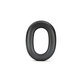 Replacement Ear Pads for Jabra Evolve2 85 UC/MS, Memory foam + Leather, Black, 1 pair