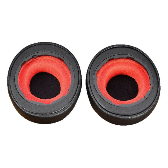 Replacement Ear Pads for Jabra Evolve2 50, 55, Memory foam + PU leather, Black, 1 pair