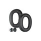 Replacement Ear Pads for Jabra Elite 85H, Memory foam + PU leather, Black, 1 pair