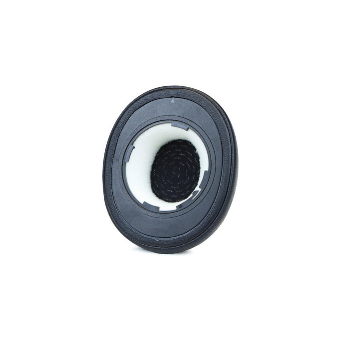 Replacement Ear Pads for Jabra Evolve2 65 UC/MS (Flex), Memory foam + PU leather, Black, 1 pair