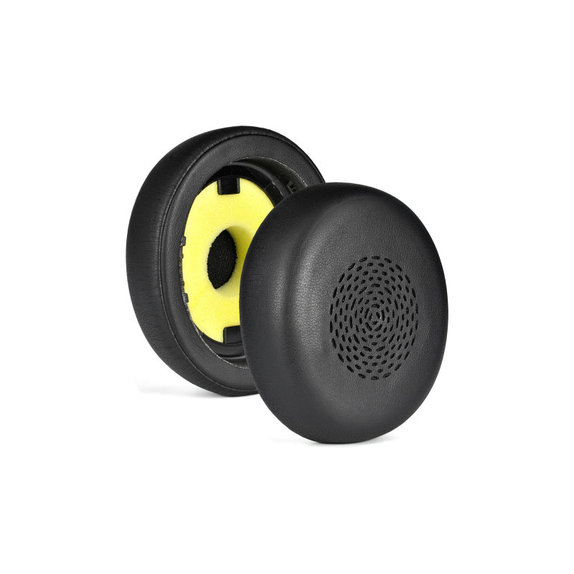 Replacement Ear Pads for Jabra Evolve 2 75 UC/MS, Memory foam + PU leather, Black, 1 pair