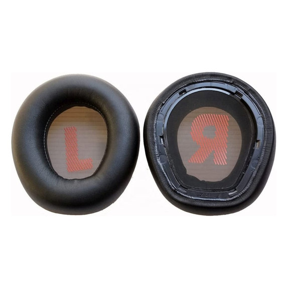 Replacement Ear Pads for JBL Quantum Q600, Memory foam + PU leather, Black, 1 pair