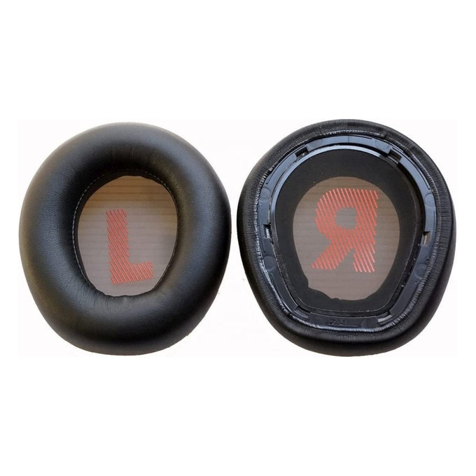 Replacement Ear Pads for JBL Quantum Q600, Memory foam + PU leather, Black, 1 pair