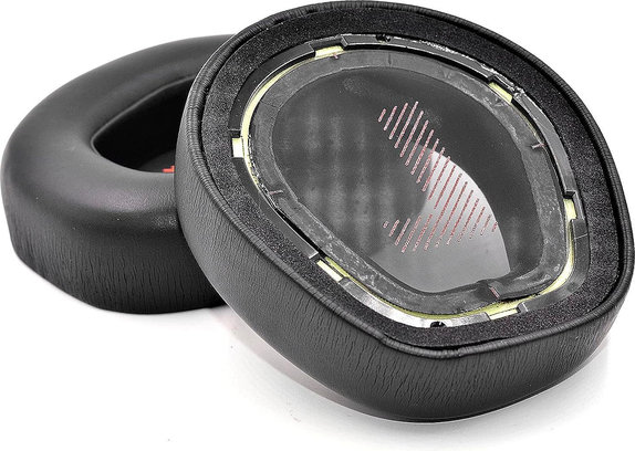 Replacement Ear Pads for JBL Quantum One, Memory foam + PU leather, Black, 1 pair