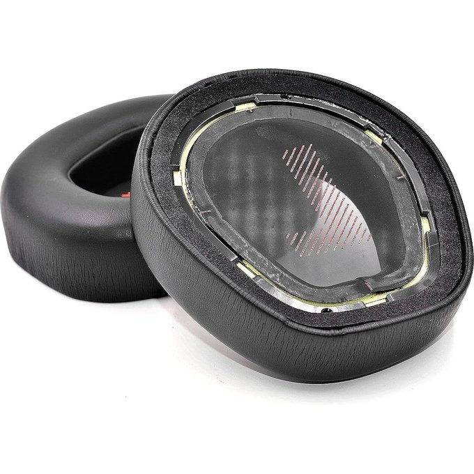 Replacement Ear Pads for JBL Quantum One, Memory foam + PU leather, Black, 1 pair