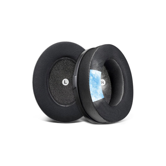 Replacement Ear Pads for Kingston HyperX Cloud Orbit S, Memory foam + PU leather, Black, Cooling Gel, 1 pair