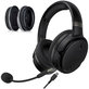 Replacement Ear Pads for Kingston HyperX Cloud Orbit S, Memory foam + PU leather, Black, 1 pair