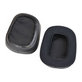 Replacement Ear Pads for Logitech G633 Artemis, G933 Artemis, Memory foam + Textile + Leather, Black, Cooling Gel, 1 pair